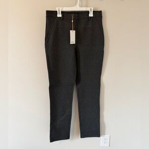 Quince ultra-stretch ponte straight leg pant Charcoal Gray Size Medium Women’s